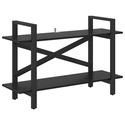 Bogreol Sort eg 100 x 33,5 x 64 cm Konstrueret træ