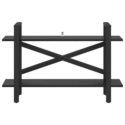 Bogreol Sort eg 100 x 33,5 x 64 cm Konstrueret træ