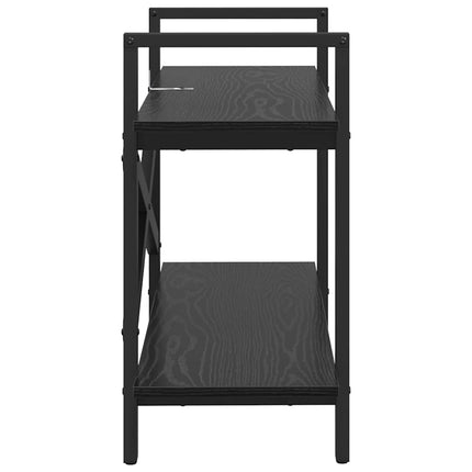 Bogreol Sort eg 100 x 33,5 x 64 cm Konstrueret træ