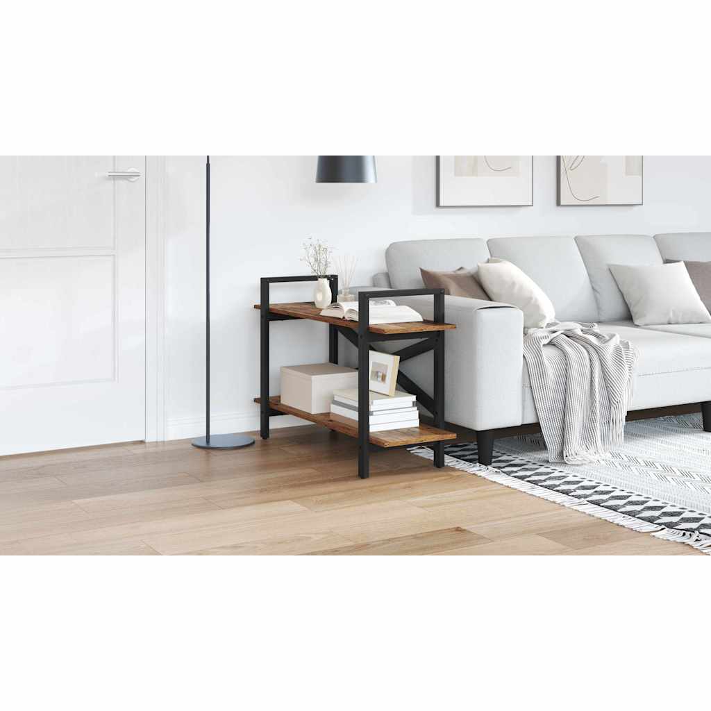 Bogreol Gammelt træ 100 x 33,5 x 64 cm Konstrueret træ