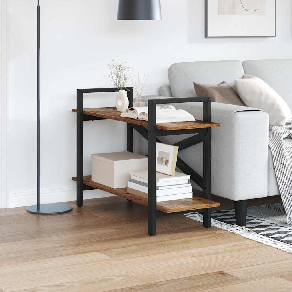 Bogreol Gammelt træ 100 x 33,5 x 64 cm Konstrueret træ