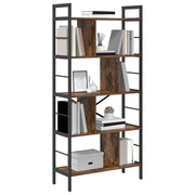 Bogreol Røget eg 75 x 30 x 156 cm Konstrueret træ