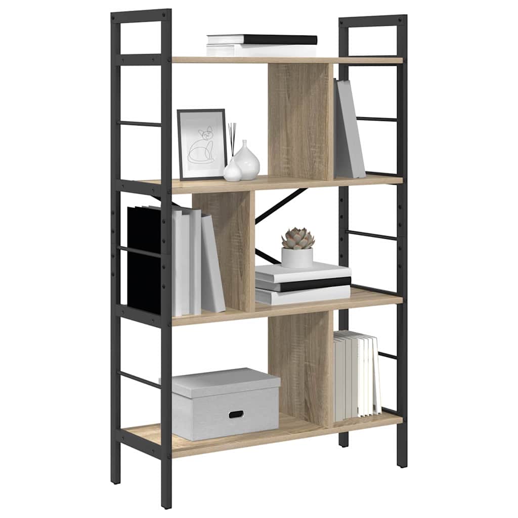 Bogreol Sonoma eg 75 x 30 x 123,5 cm Konstrueret træ billede
