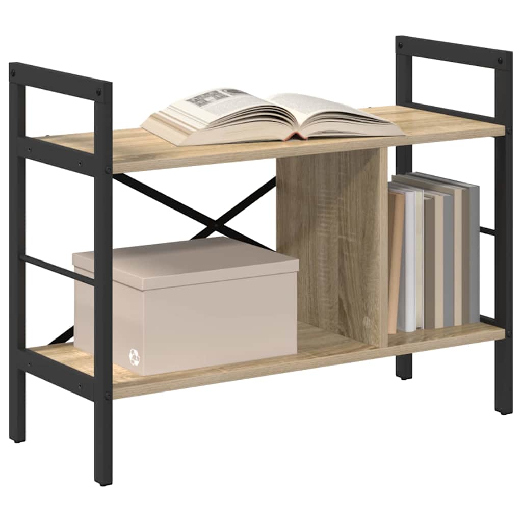 Bogreol Sonoma eg 75 x 30 x 58,5 cm Konstrueret træ billede