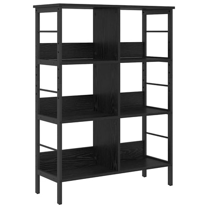 Bogreol Sort eg 82 x 32 x 112 cm Konstrueret træ