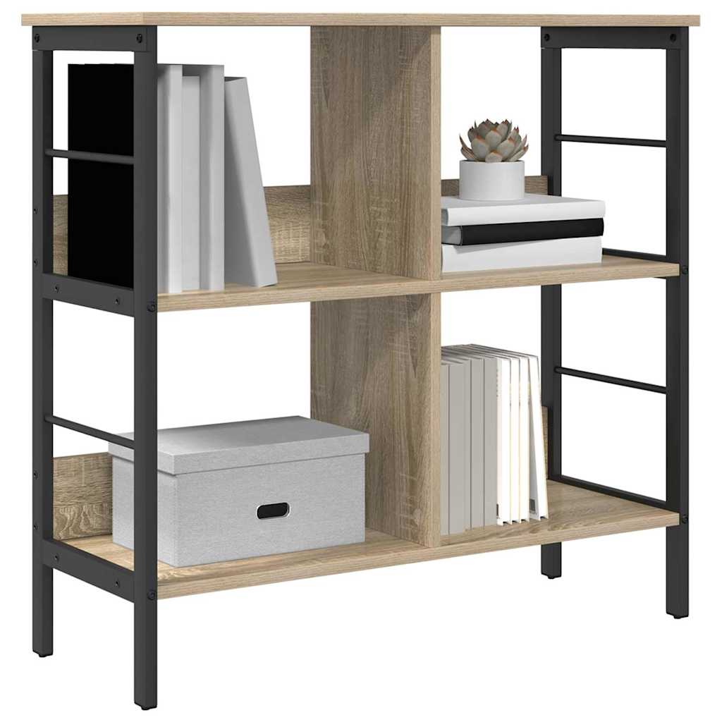 Bogreol Sonoma eg 82 x 32 x 79 cm Konstrueret træ billede