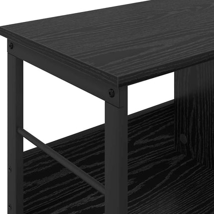 Bogreol Sort eg 82 x 32 x 47 cm Konstrueret træ