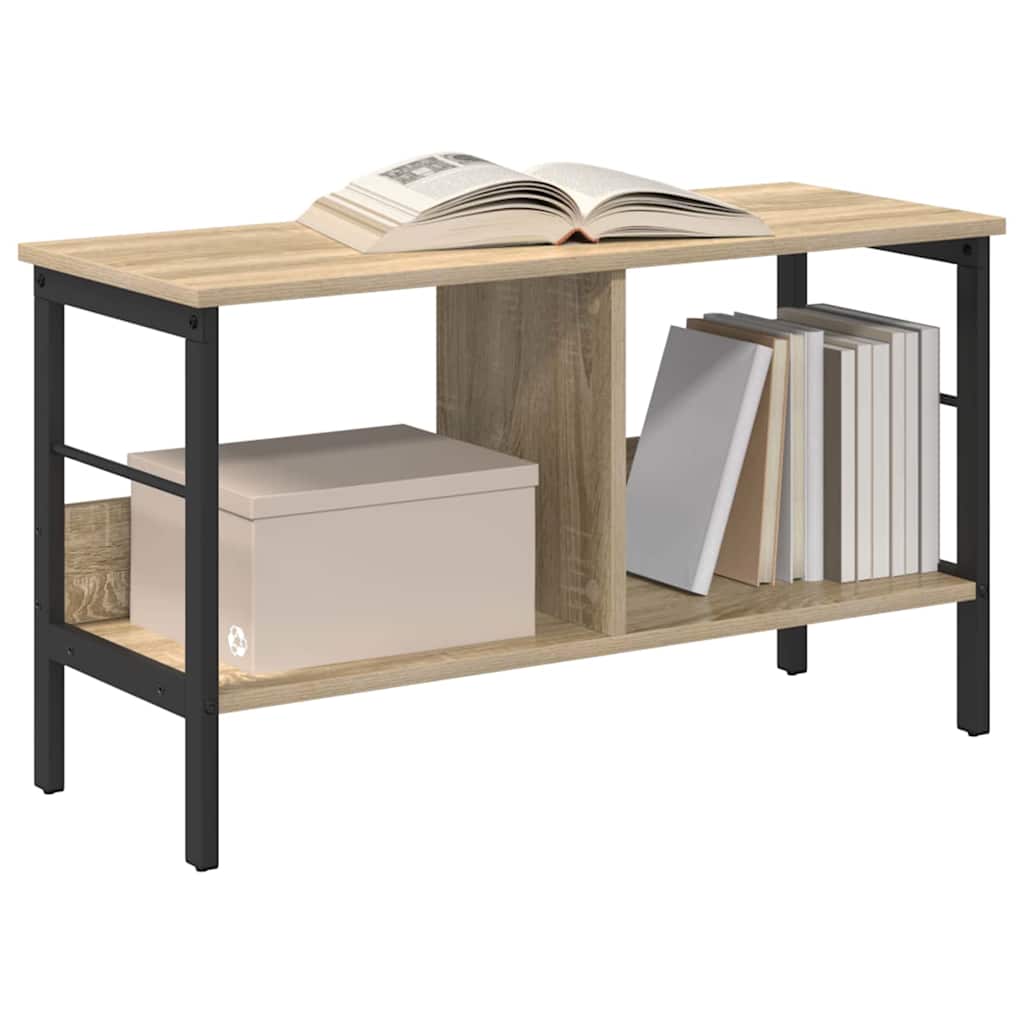 Bogreol Sonoma eg 82 x 32 x 47 cm Konstrueret træ billede