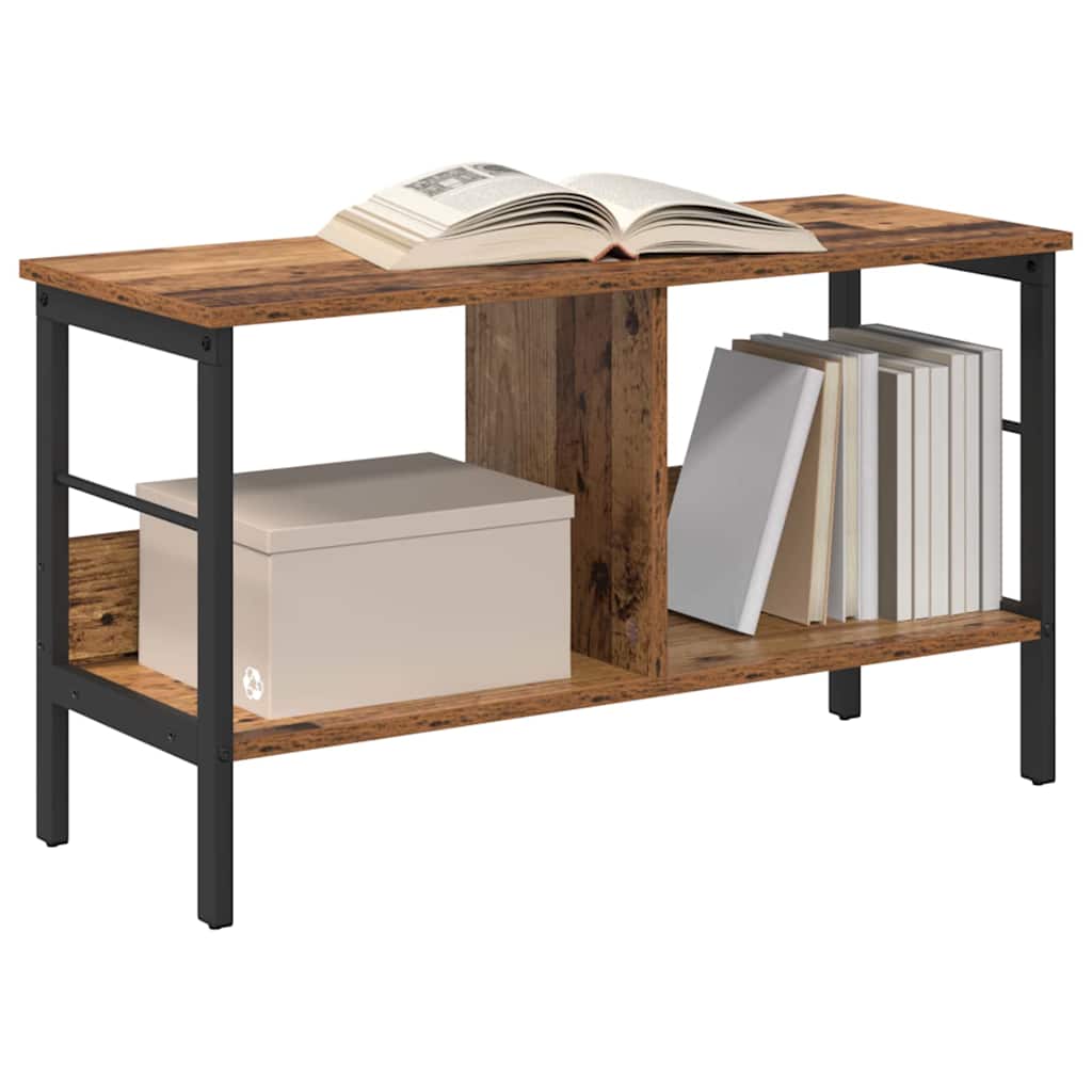Bogreol Gammelt træ 82 x 32 x 47 cm Konstrueret træ billede