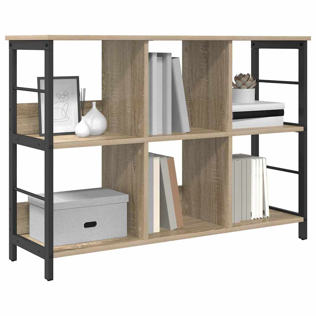 Bogreol Sonoma eg 102 x 32 x 72,5 cm Konstrueret træ billede