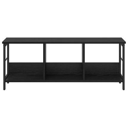Bogreol 3 niveauer 102 x 32 x 40,5 cm Konstrueret træ Sort eg