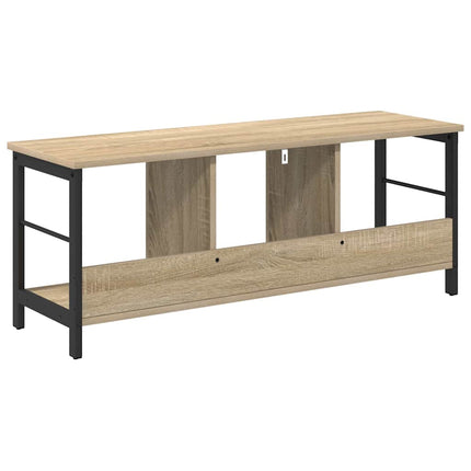 Bogreol 3 niveauer 102 x 32 x 40,5 cm Konstrueret træ Sonoma eg