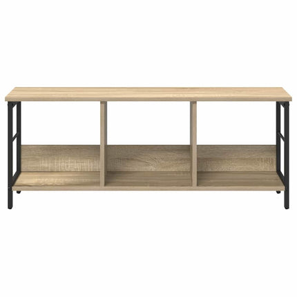 Bogreol 3 niveauer 102 x 32 x 40,5 cm Konstrueret træ Sonoma eg