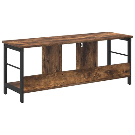 Bogreol 3 niveauer 102 x 32 x 40,5 cm Konstrueret træ Røget eg