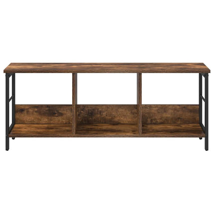 Bogreol 3 niveauer 102 x 32 x 40,5 cm Konstrueret træ Røget eg