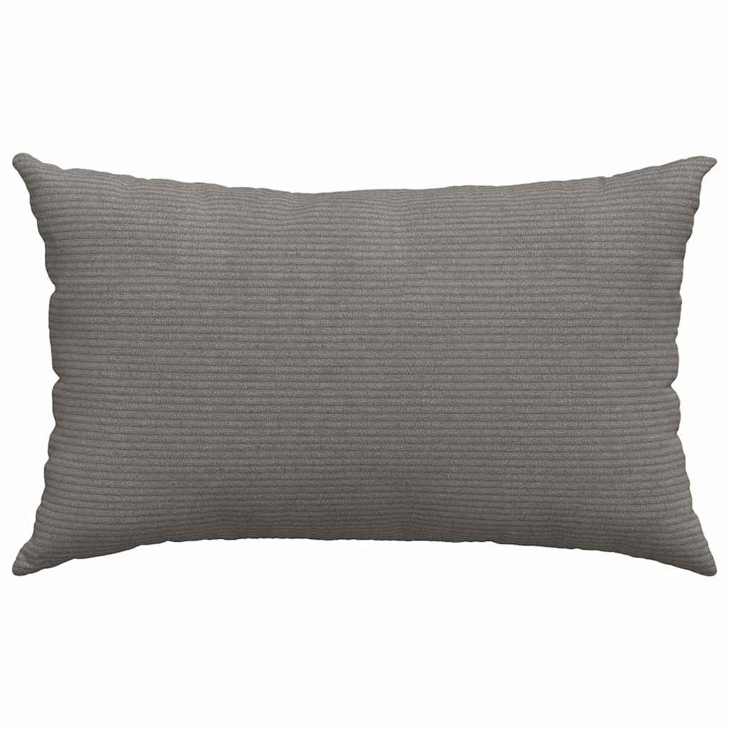 Sofapuder 2 pcs Lysegrå 50 x 30 cm Velourstof