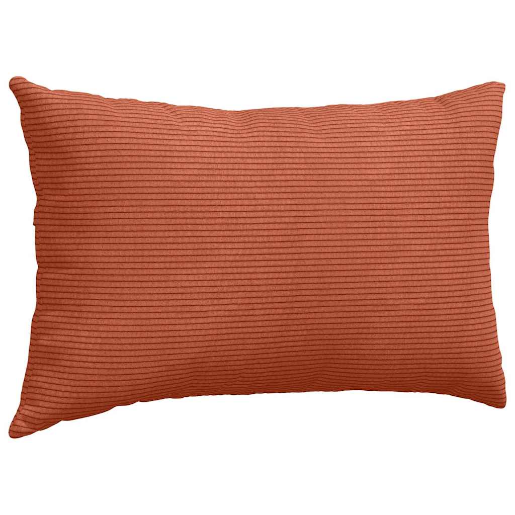 Sofapuder 2 pcs Rød orange 50 x 30 cm Velourstof