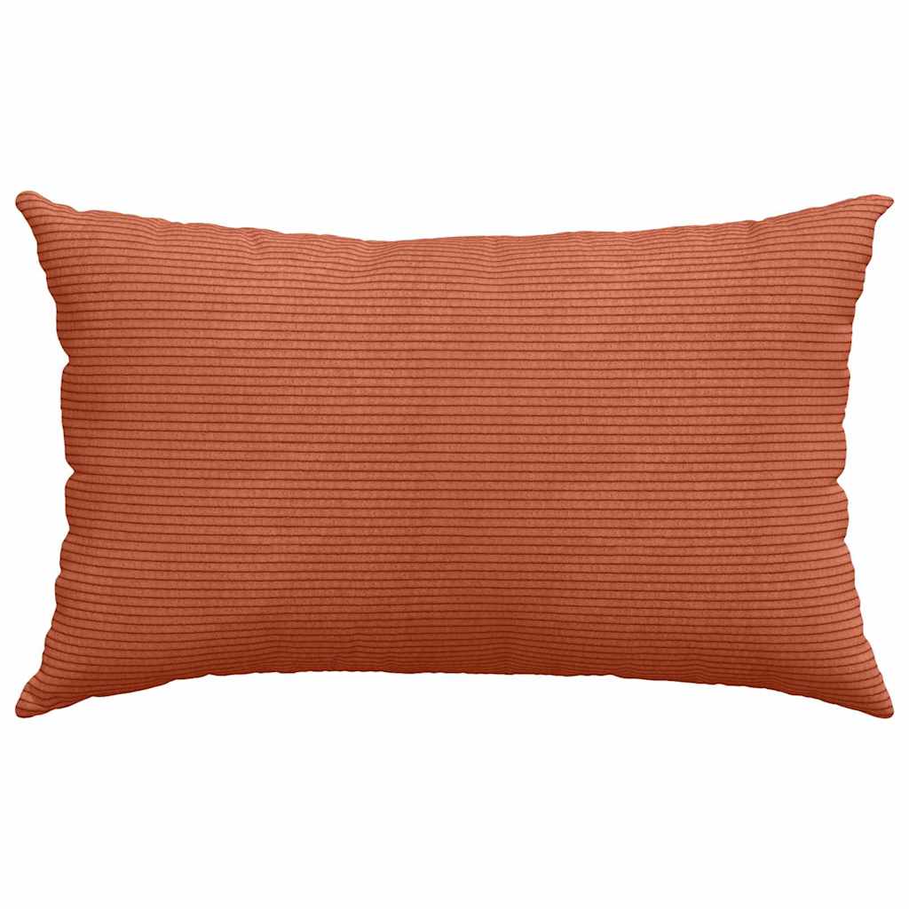 Sofapuder 2 pcs Rød orange 50 x 30 cm Velourstof