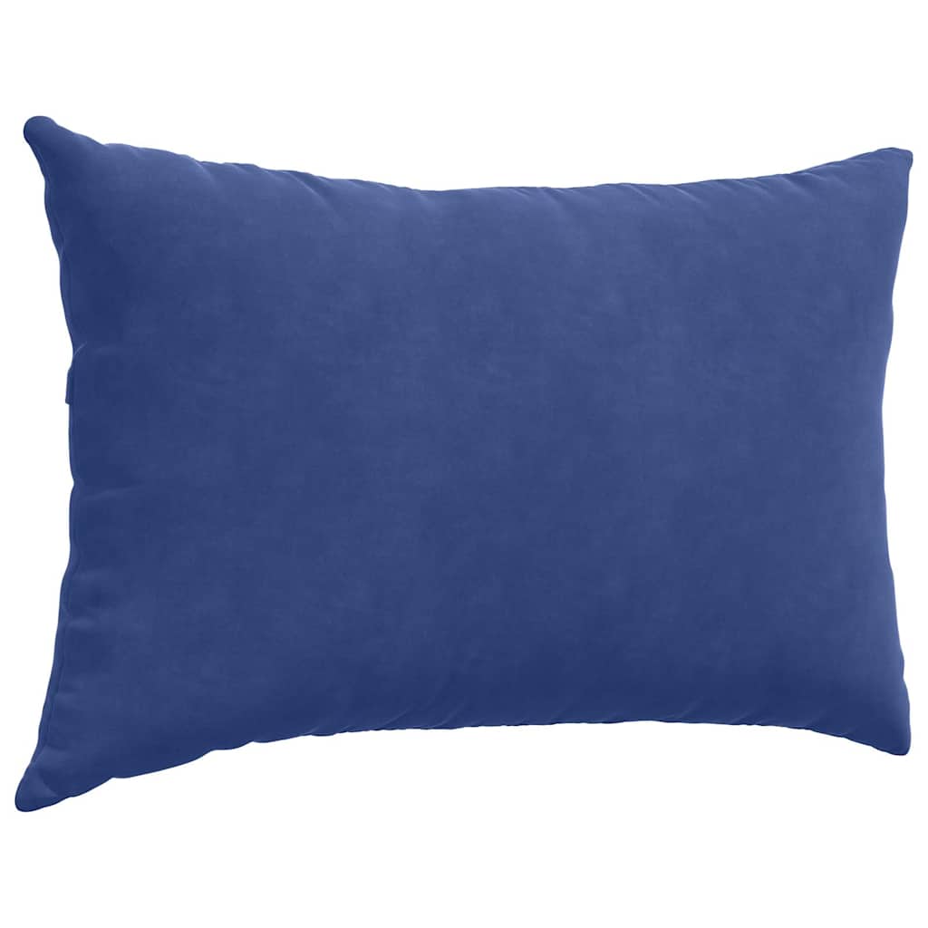 Sofapuder 2 pcs Politi blå 60 x 40 cm Velourstof