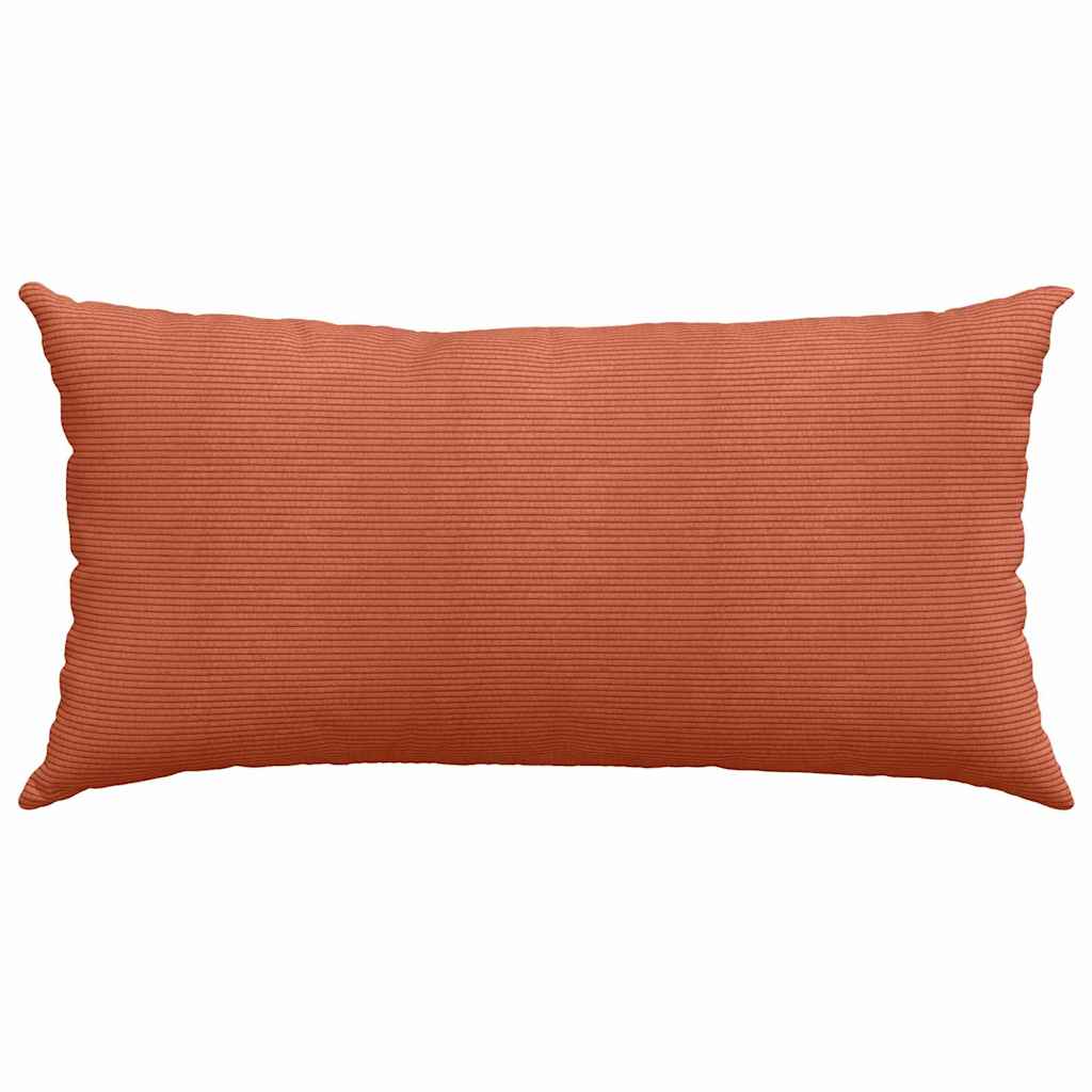 Sofapuder 2 pcs Rød orange 80 x 40 cm Velourstof
