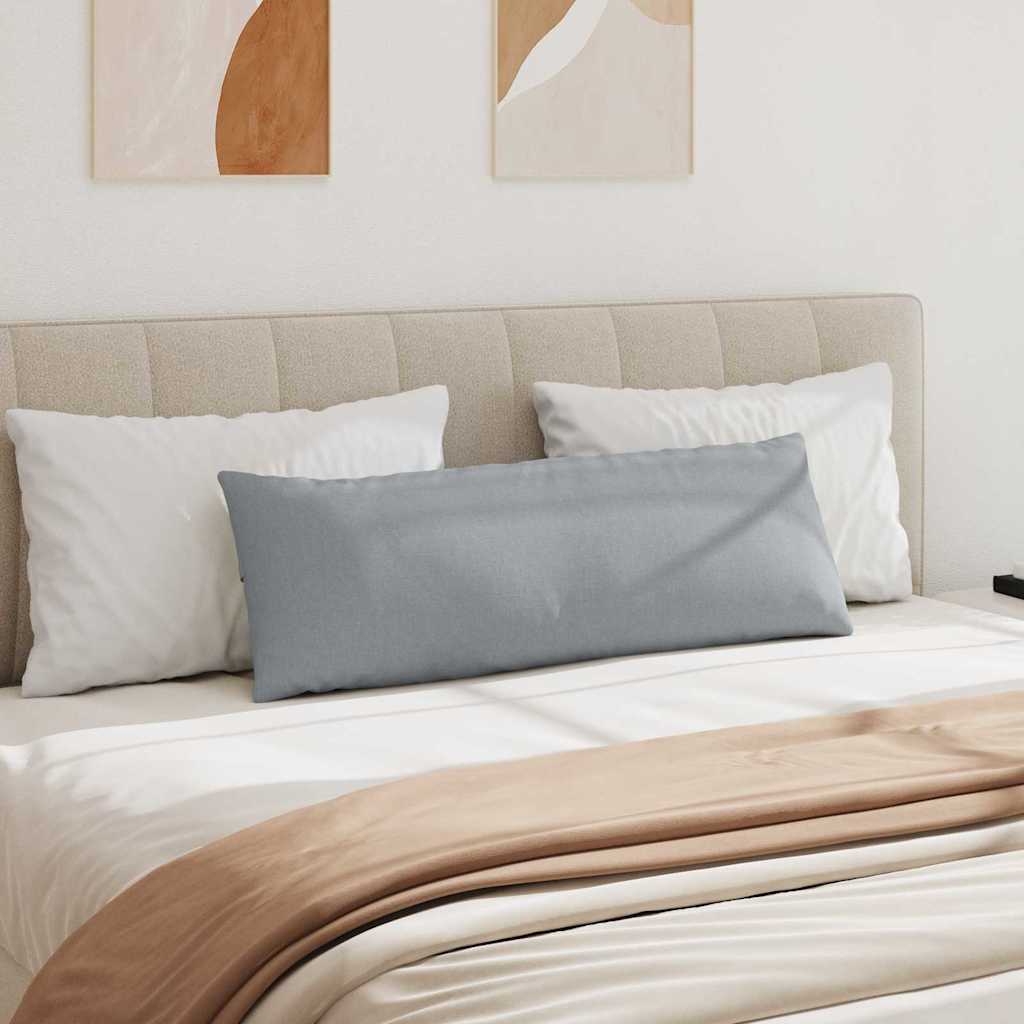 Sofapuder 2 pcs Lysegrå 120 x 40 cm Stof