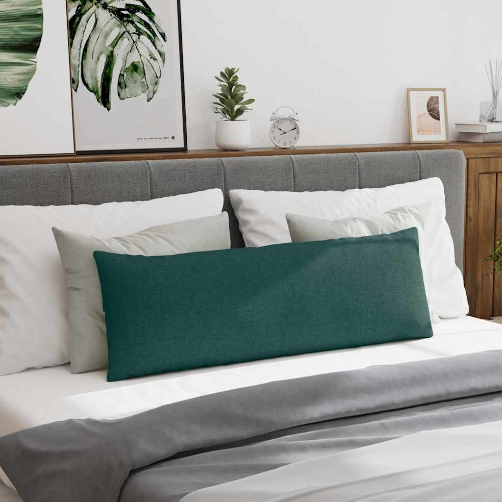 Sofapuder 2 pcs Mørkegrøn 120 x 40 cm Stof