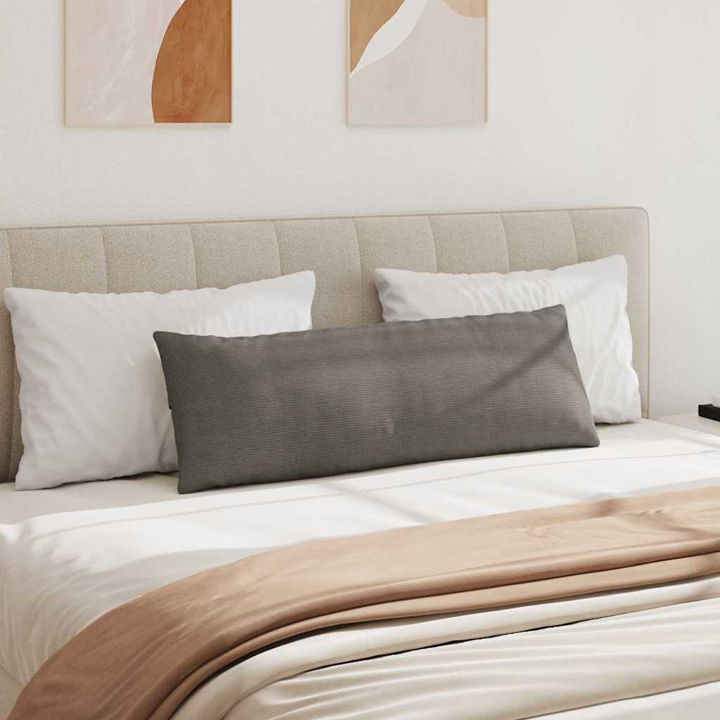 Sofapuder 2 pcs Lysegrå 120 x 40 cm Velourstof