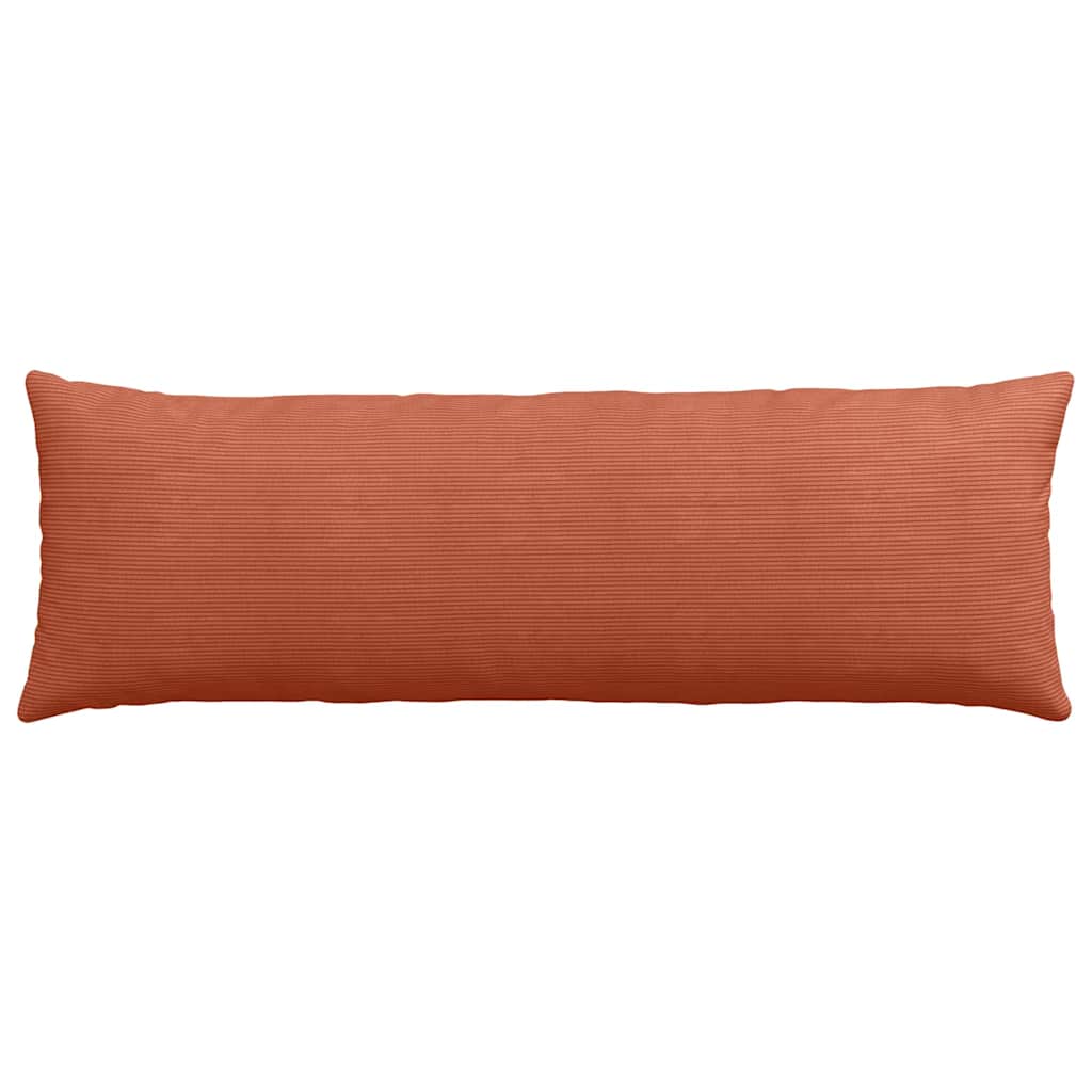 Sofapuder 2 pcs Rød orange 120 x 40 cm Velourstof