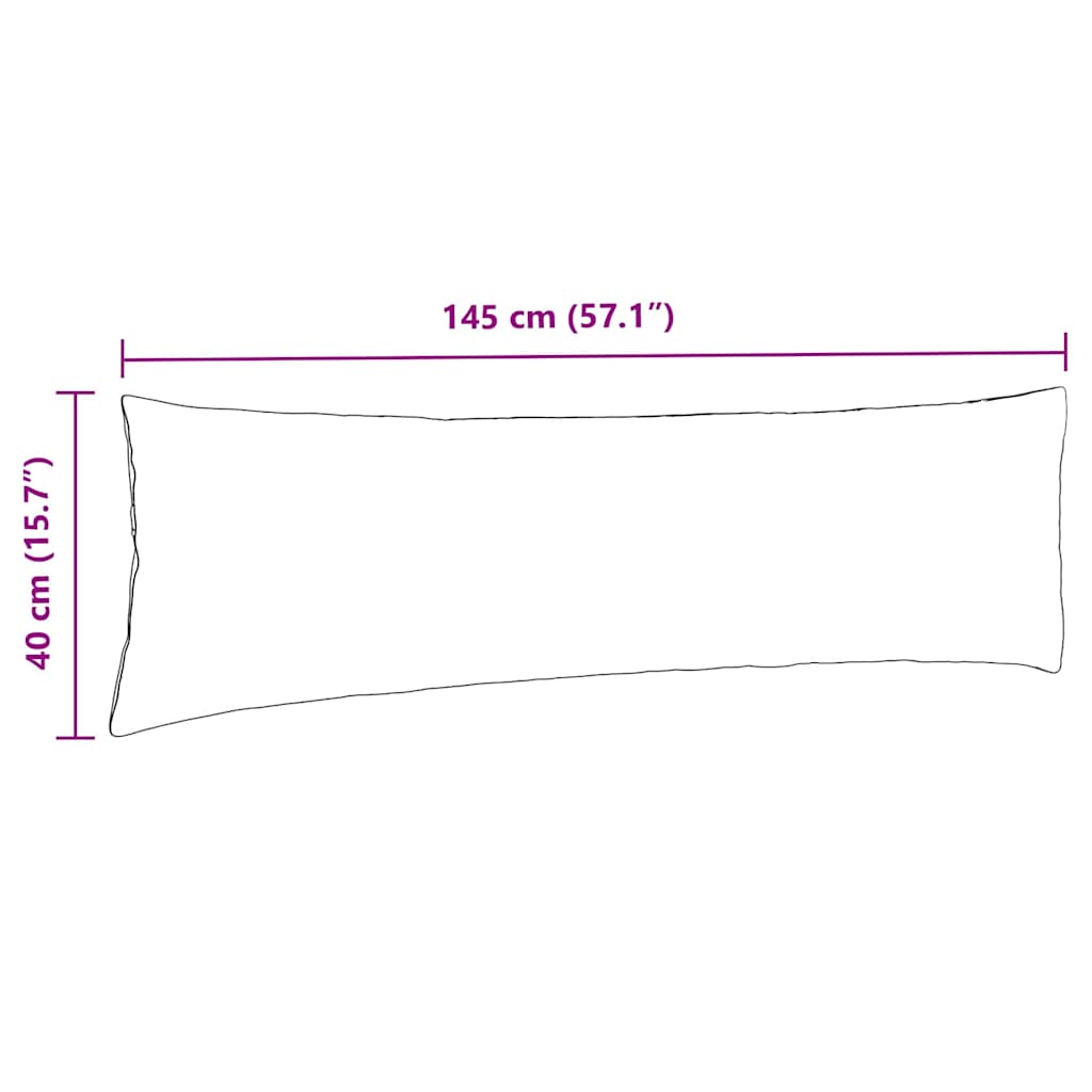 Sofapuder 2 pcs Gul 145 x 40 cm Velourstof