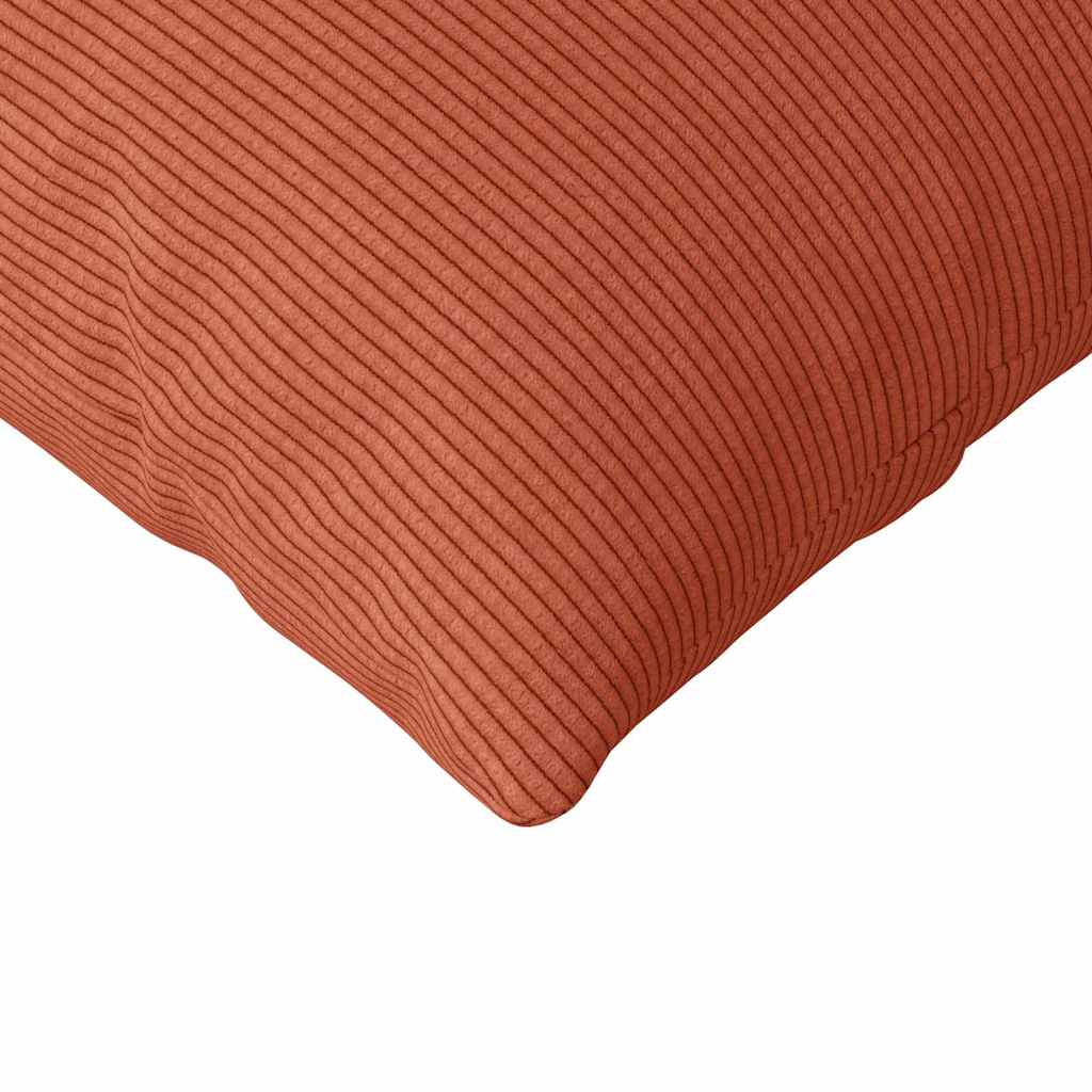 Sofapuder 2 pcs Rød orange 200 x 40 cm Velourstof