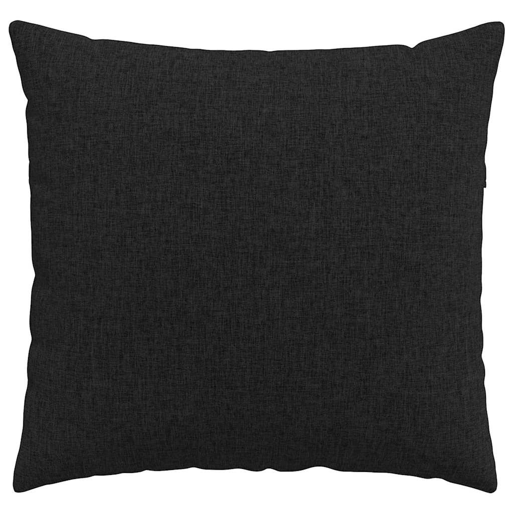 Sofapuder 2 pcs Sort 50 x 50 cm Stof