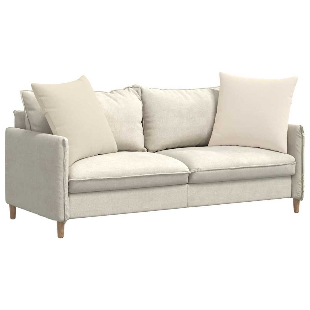 Sofapuder 2 pcs Beige 60 x 60 cm Stof