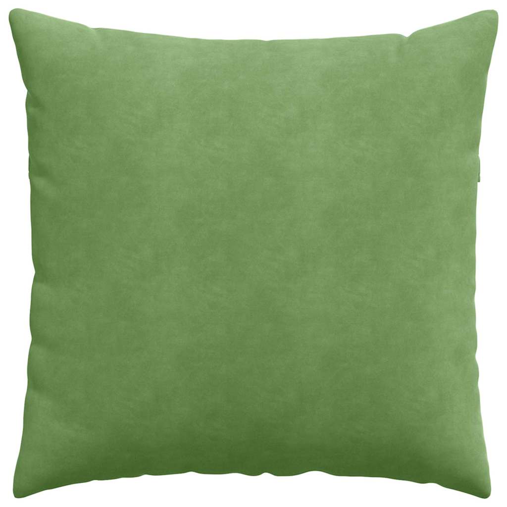 Sofapuder 2 pcs Lysegrøn 80 x 80 cm Velourstof