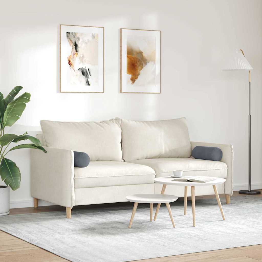 Bolsterpuder 2 pcs Mørkegrå Ø 15 x 40 cm Velourstof