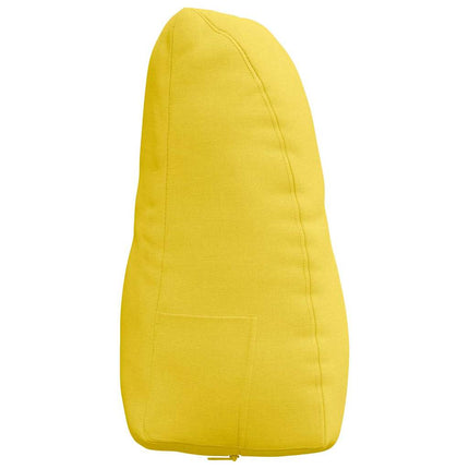 Rygpude Lys Gul 80 x 24 x 50 cm Stof