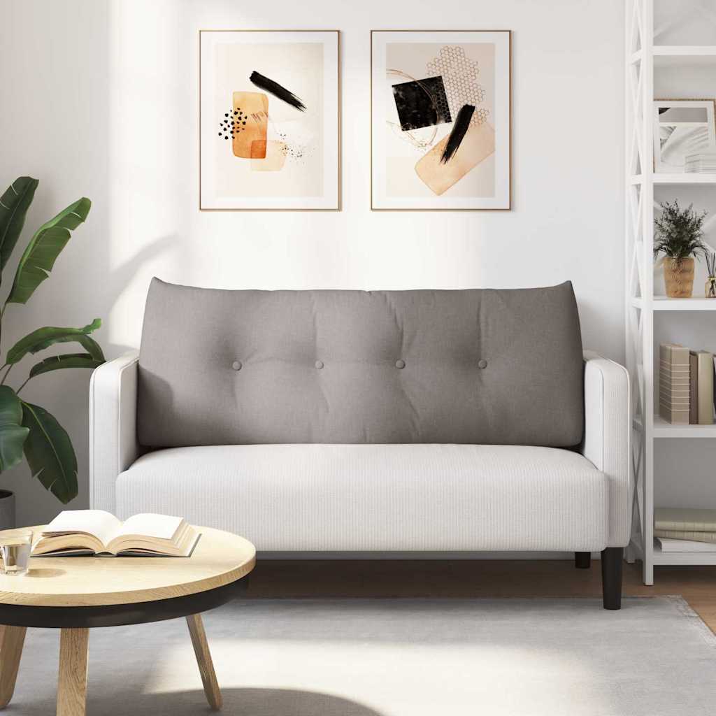 Rygpude Gråbrun 120 x 24 x 50 cm Stof