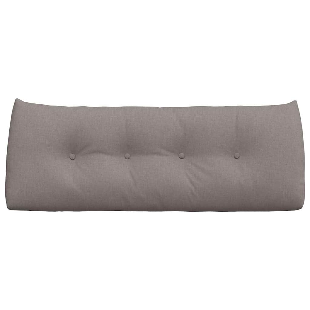 Rygpude Gråbrun 120 x 24 x 50 cm Stof