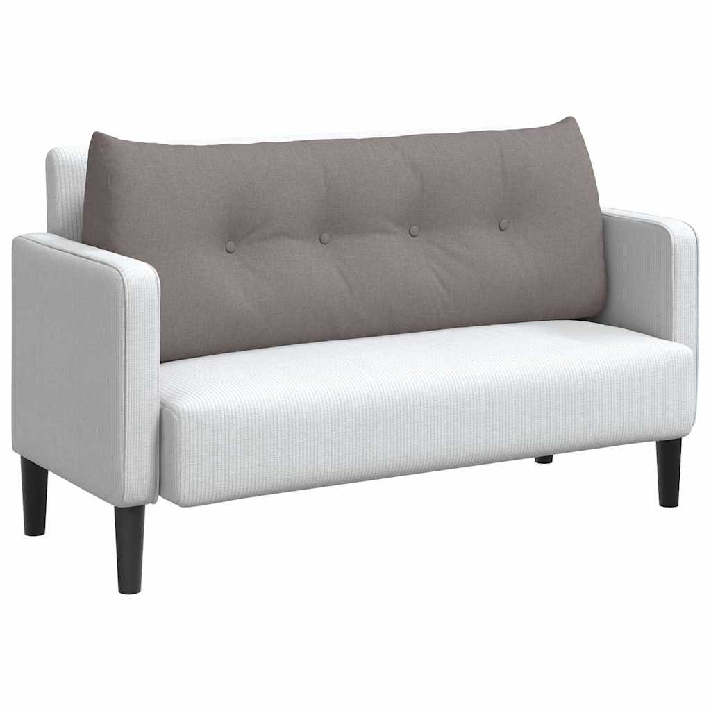 Rygpude Gråbrun 120 x 24 x 50 cm Stof