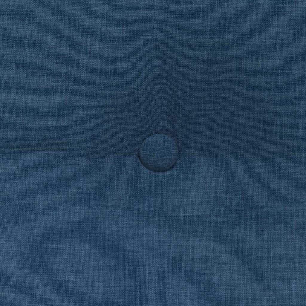 Rygpude Blå 120 x 24 x 50 cm Stof