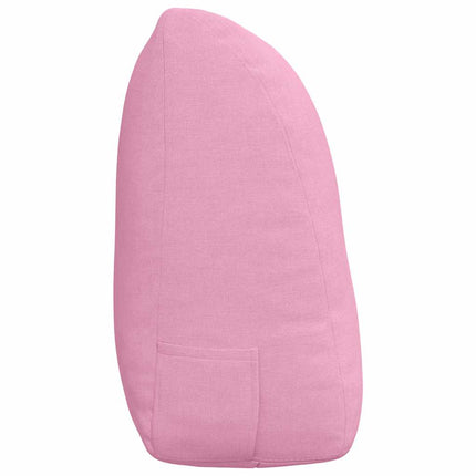 Rygpude Lyserød 120 x 24 x 50 cm Stof