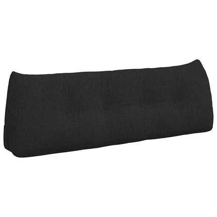 Rygpude Sort 140 x 24 x 50 cm Stof