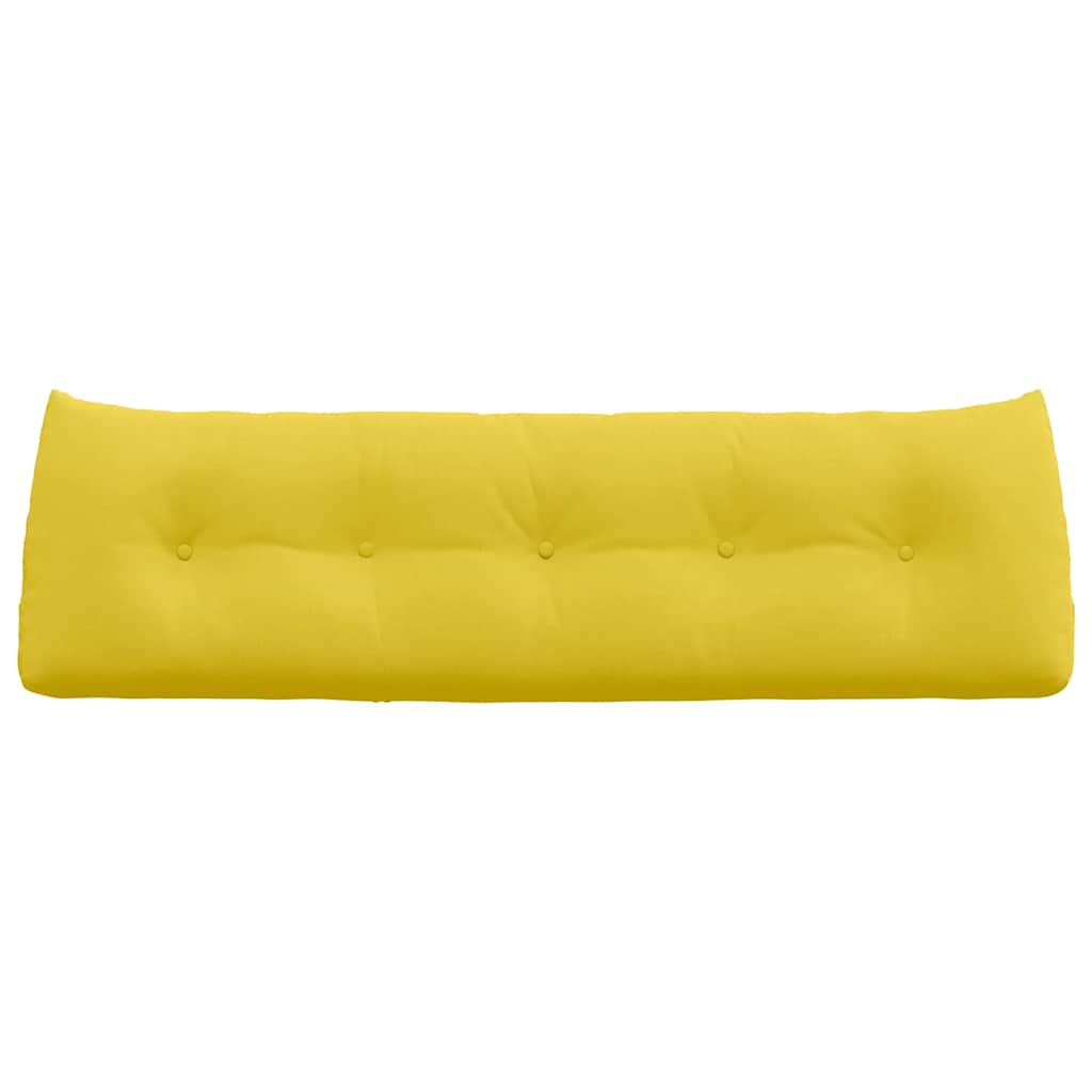 Rygpude Lys Gul 160 x 24 x 50 cm Stof