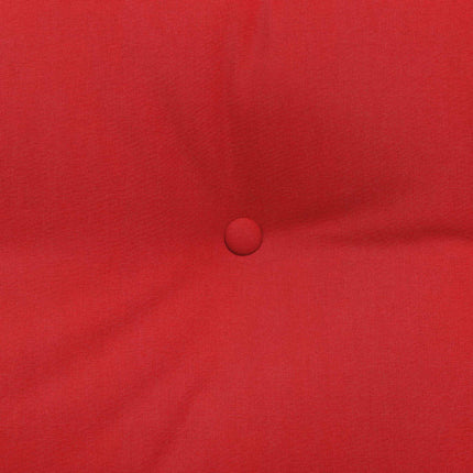 Rygpude Rød 160 x 24 x 50 cm Stof