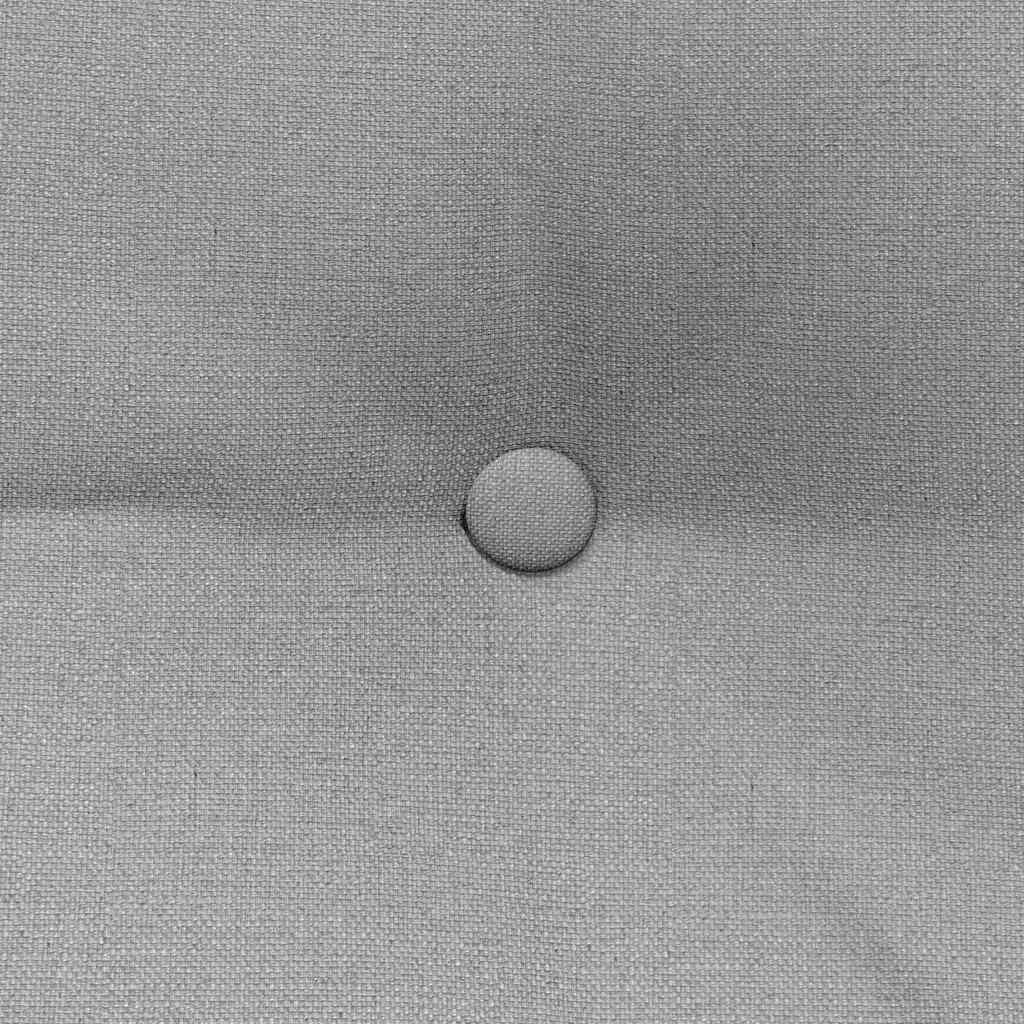 Rygpude Skygrå 180 x 24 x 50 cm Stof