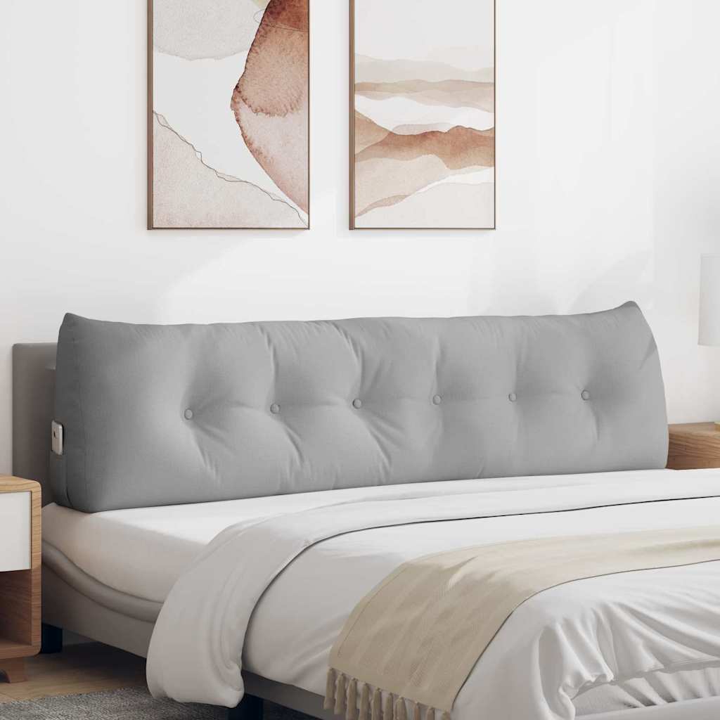 Rygpude Skygrå 180 x 24 x 50 cm Stof