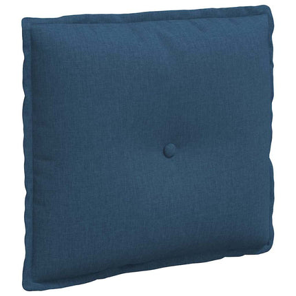 Rygpude Blå 50 x 19 x 45 cm Stof