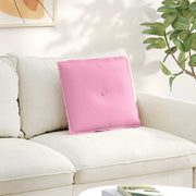 Rygpude Lyserød 50 x 19 x 45 cm Stof