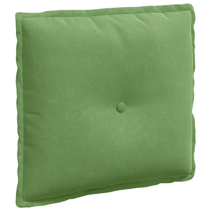 Rygpude Lys grøn 50 x 45 cm Velourstof