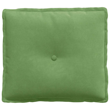 Rygpude Lys grøn 50 x 45 cm Velourstof