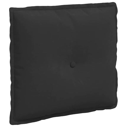 Rygpude Sort 50 x 45 cm Mikrofiberstof